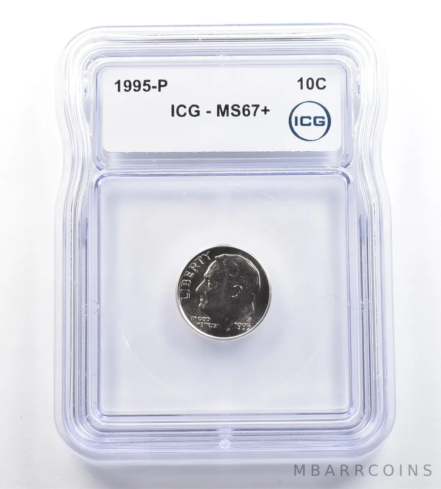 1995-P Roosevelt Dime MS67+ ICG *7309