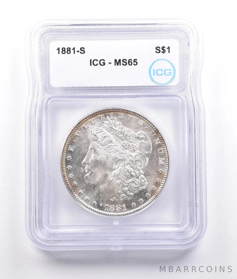 1881-S Morgan Silver Dollar MS65 ICG *6903