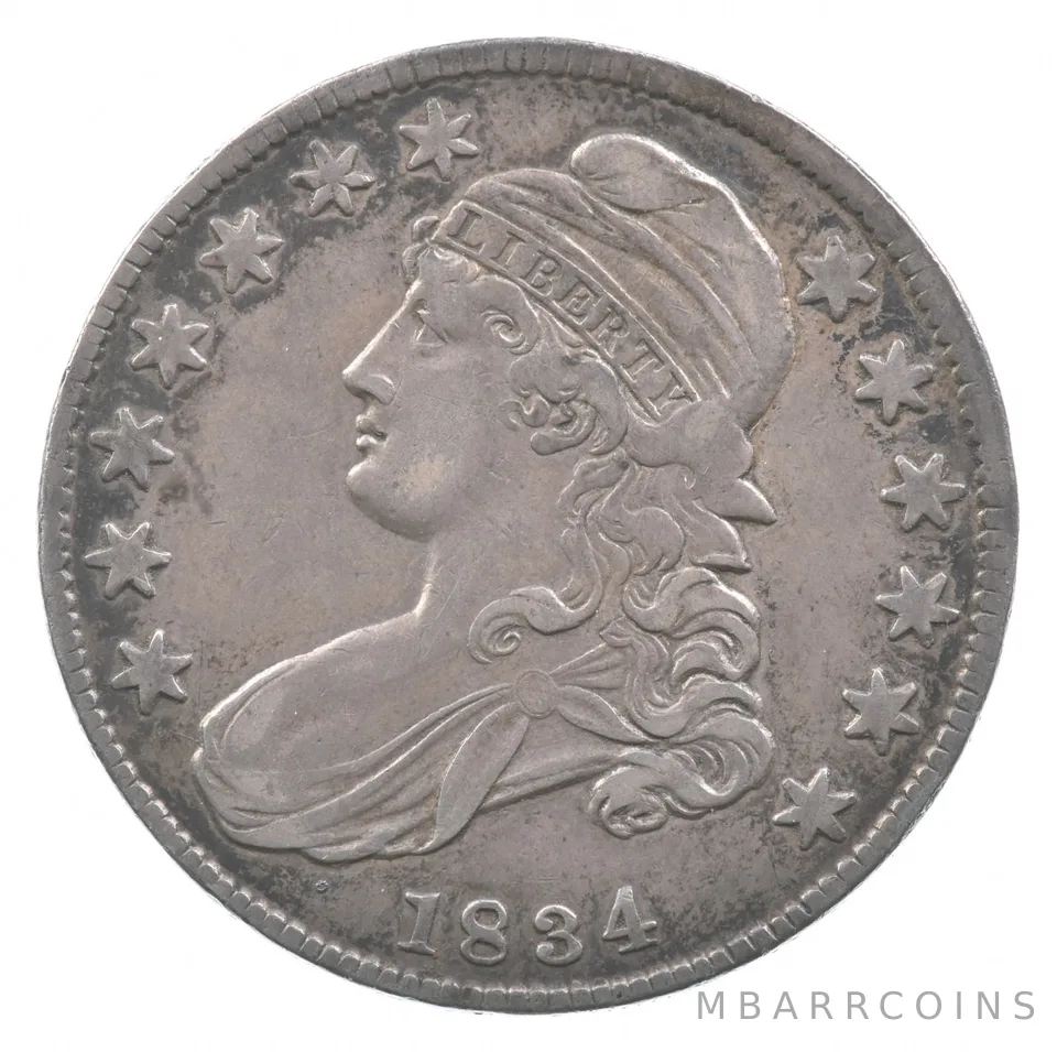1834 Capped Bust Half Dollar O-109 Small Date Small Letters *9900
