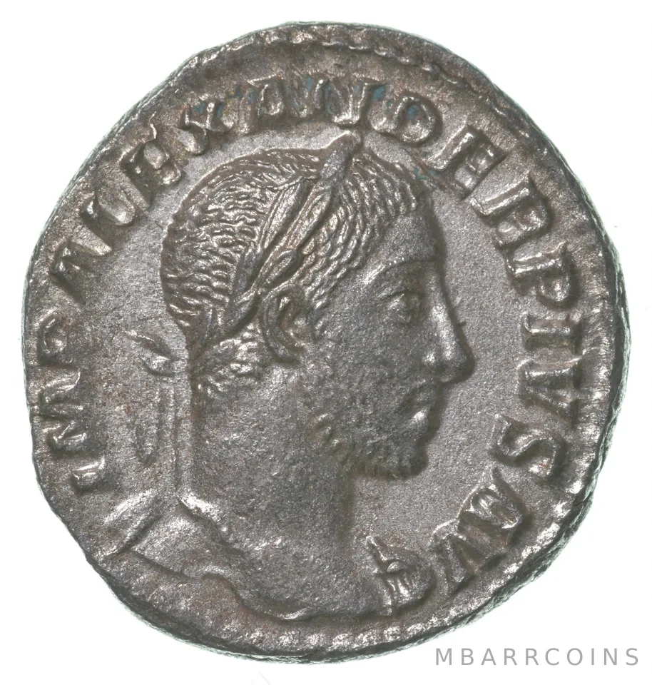221-235 AD Ancient Roman Silver Denarius - Severus Alexander Pius *4985