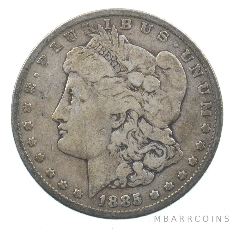 Early - 1885 Morgan Silver Dollar - 90% US Coin *677