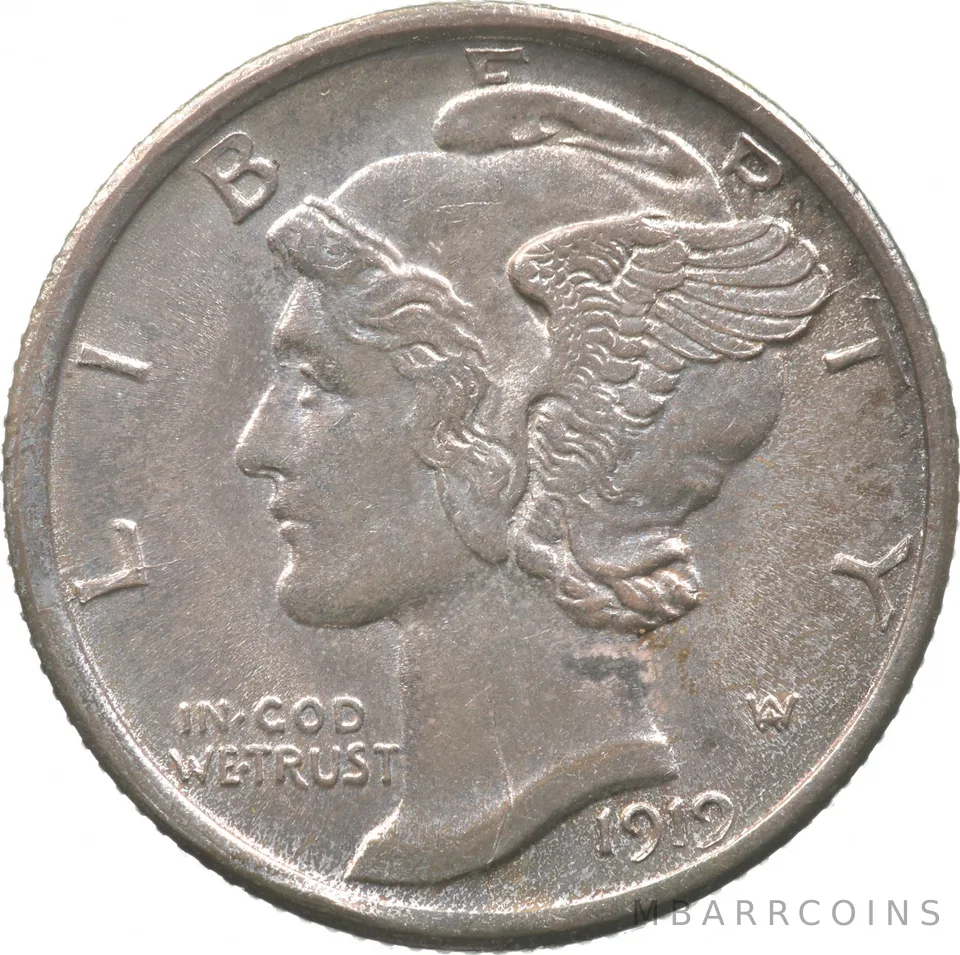 1919-D Mercury Dime *4342