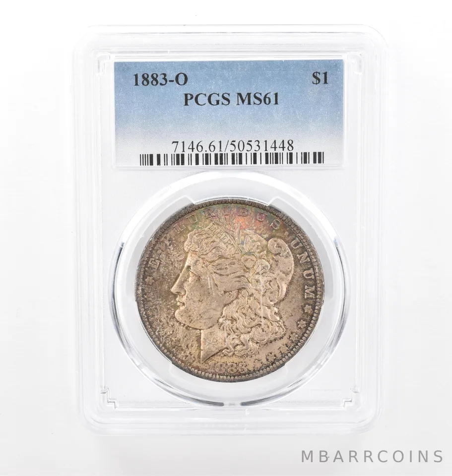 1883-O Morgan Silver Dollar MS61 PCGS Beautiful Tone *2070