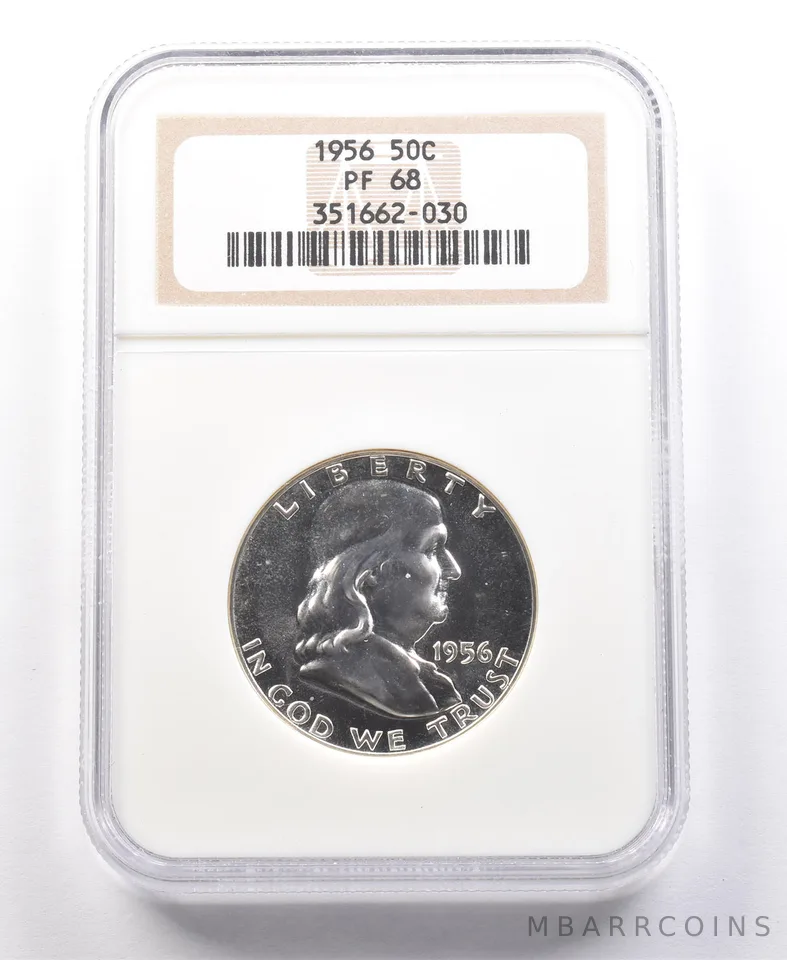 1956 Franklin Half Dollar PF68 NGC *5028