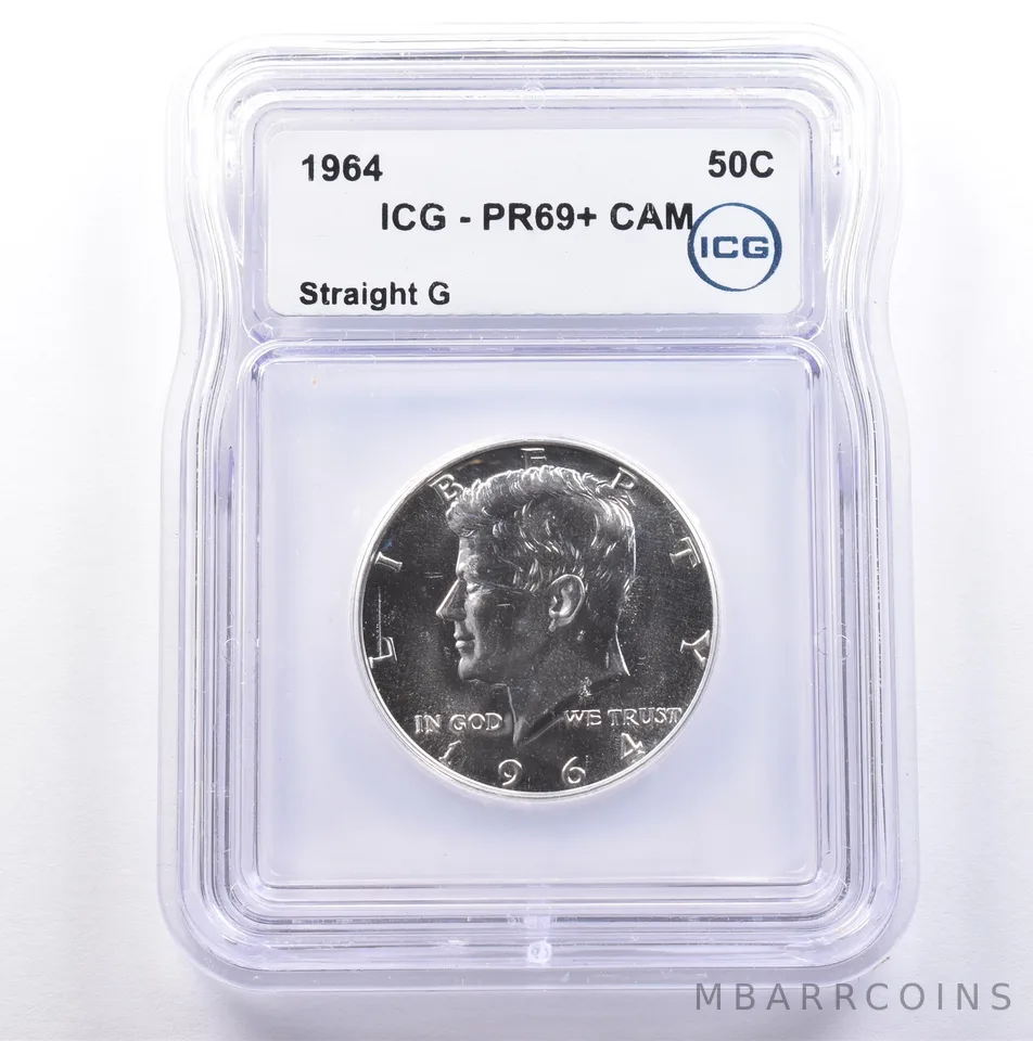 1964 Kennedy Half Dollar Straight G PR69+ CAM ICG *9007