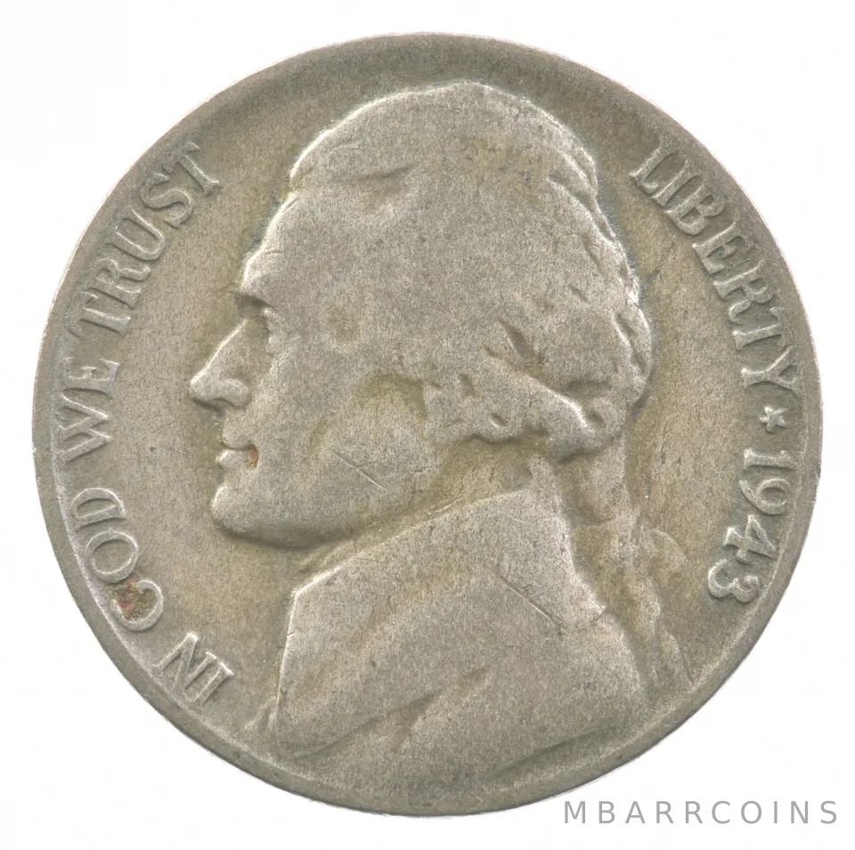 1943/2-P Jefferson Nickel *5196
