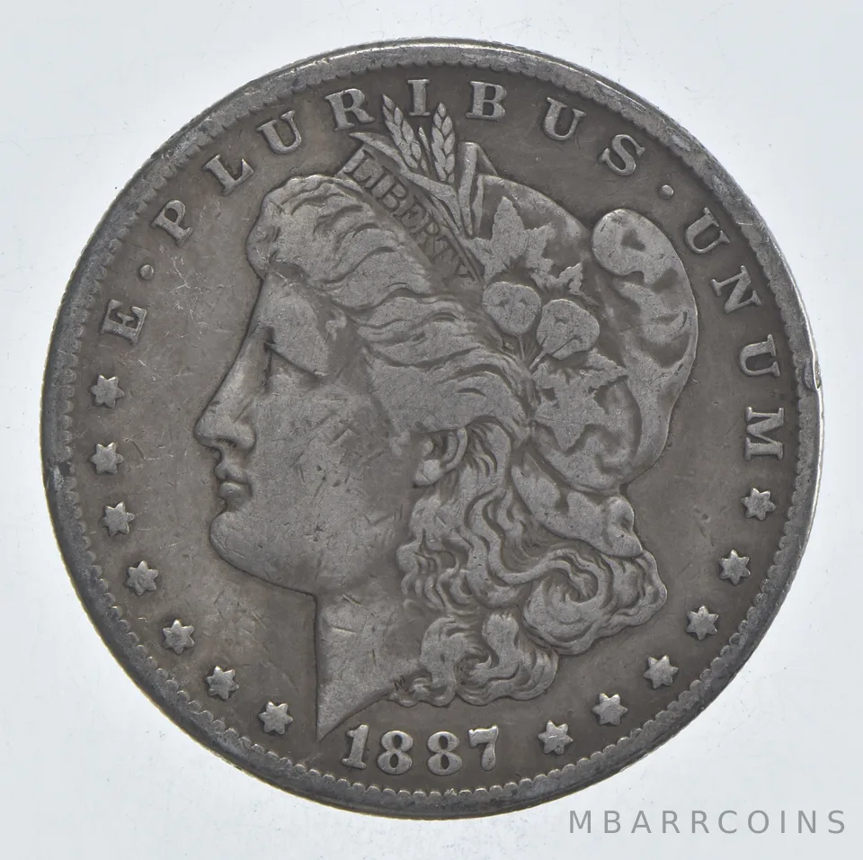 Early - 1887-S Morgan Silver Dollar - 90% US Coin *168