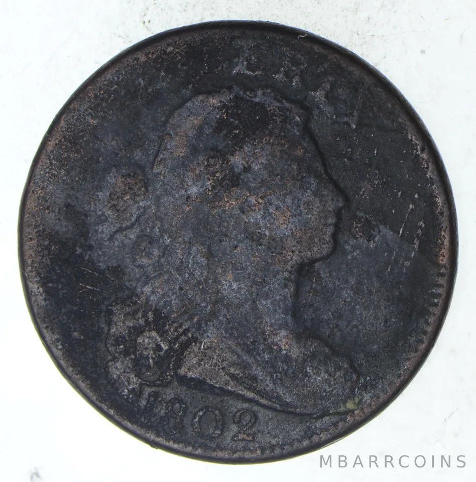 1802 Draped Bust Large Cent - Circulated *9339
