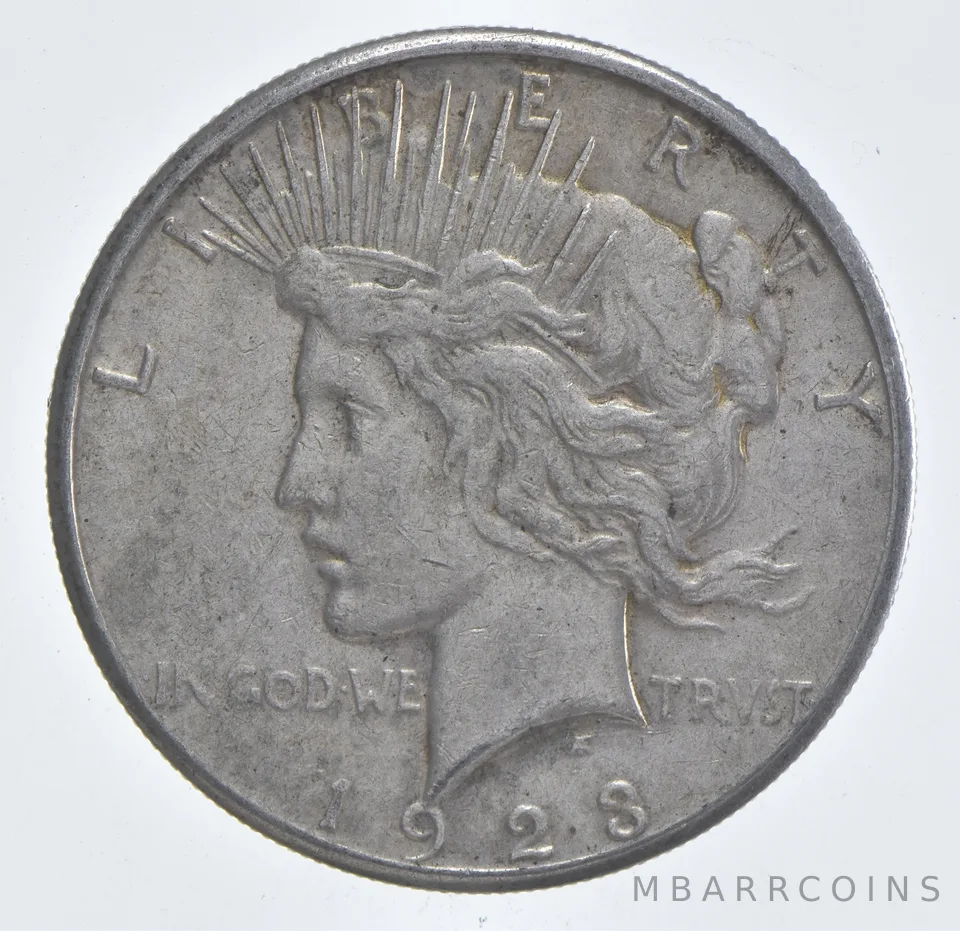 Better - 1923-S Peace Silver Dollar - 90% US Coin *712