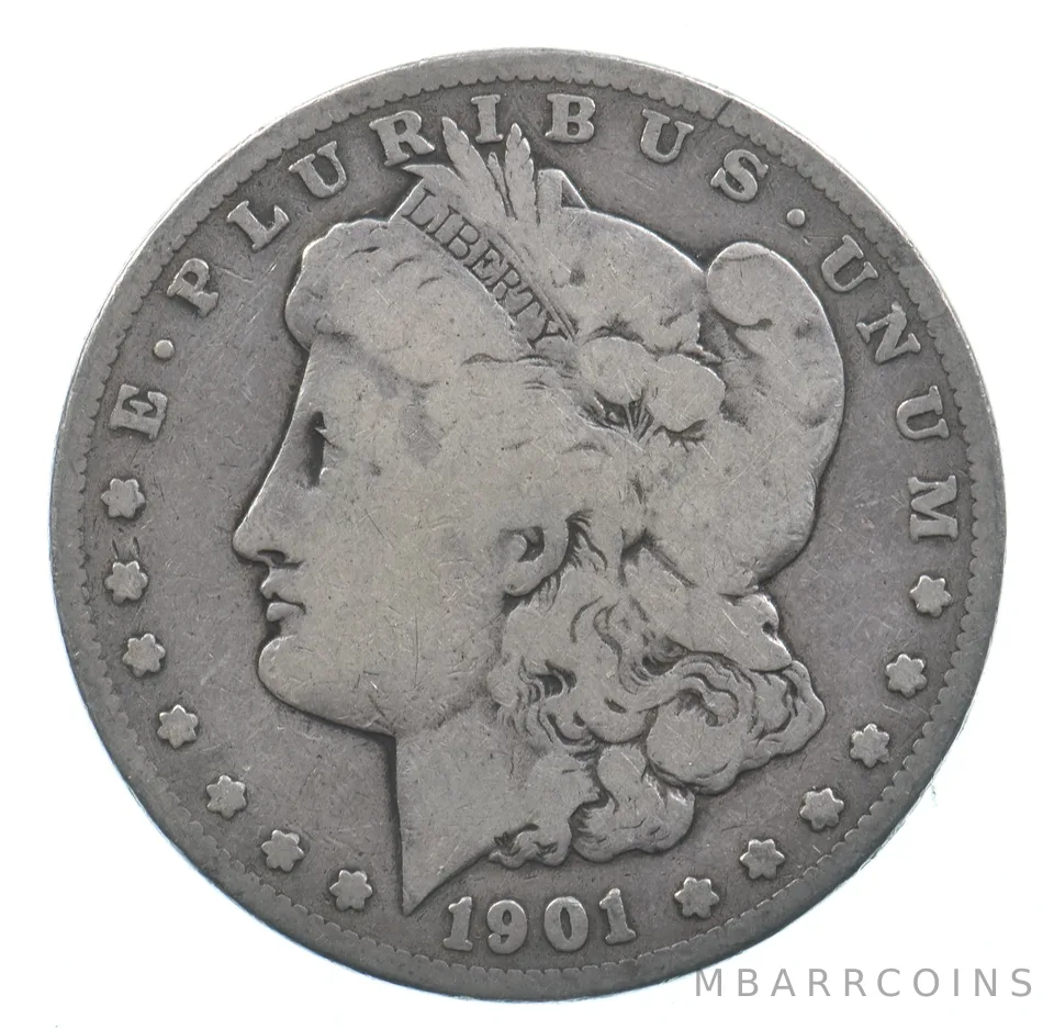Early - 1901-S Morgan Silver Dollar - 90% US Coin *968
