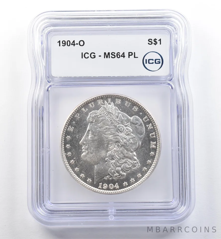 1904-O Morgan Silver Dollar MS64 PL ICG *6018