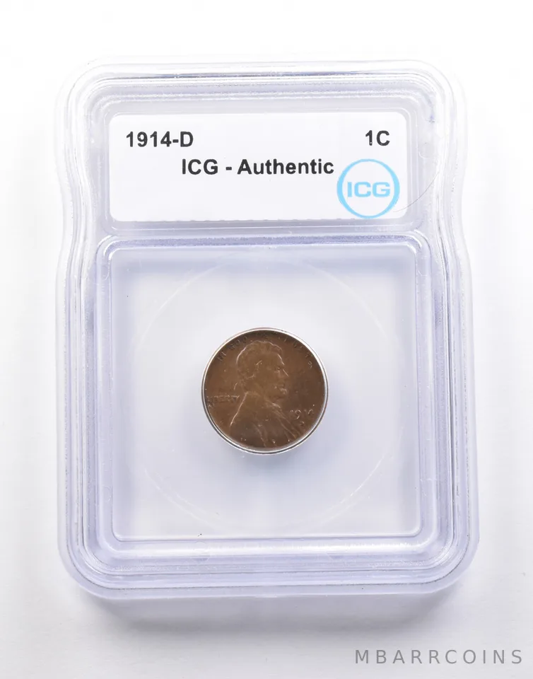 1914-D Lincoln Wheat Cent Authentic ICG *5176