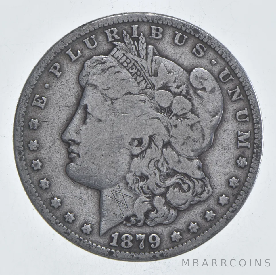 Early - 1879-S Morgan Silver Dollar - 90% US Coin *175