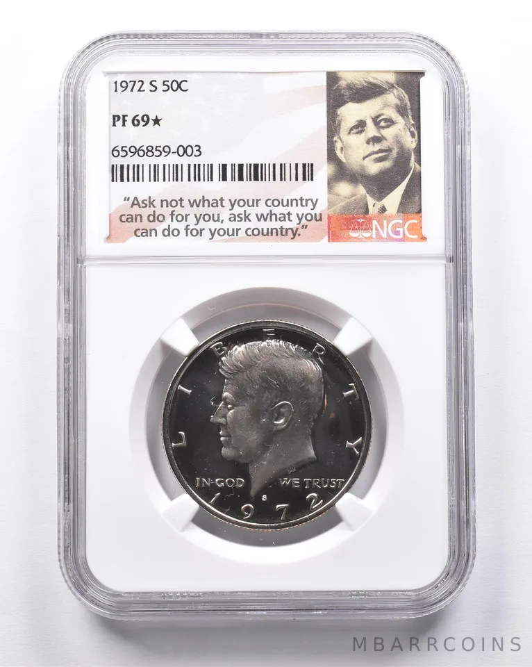 PF69 * STAR 1972-S Kennedy Half Dollar NGC *6879