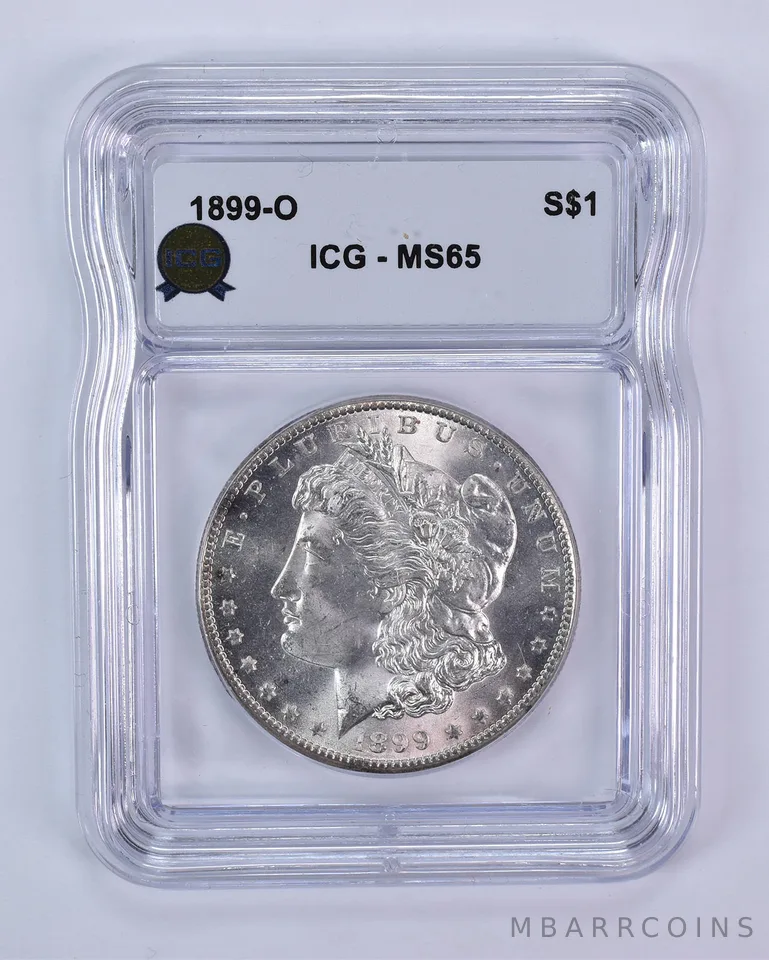 1899-O Morgan Silver Dollar MS65 ICG