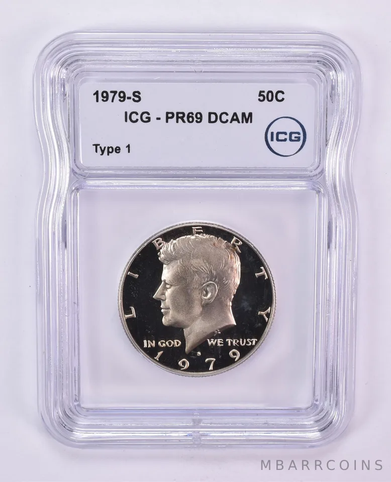 1979-S Kennedy Half Dollar Type 1 PR69 DCAM ICG