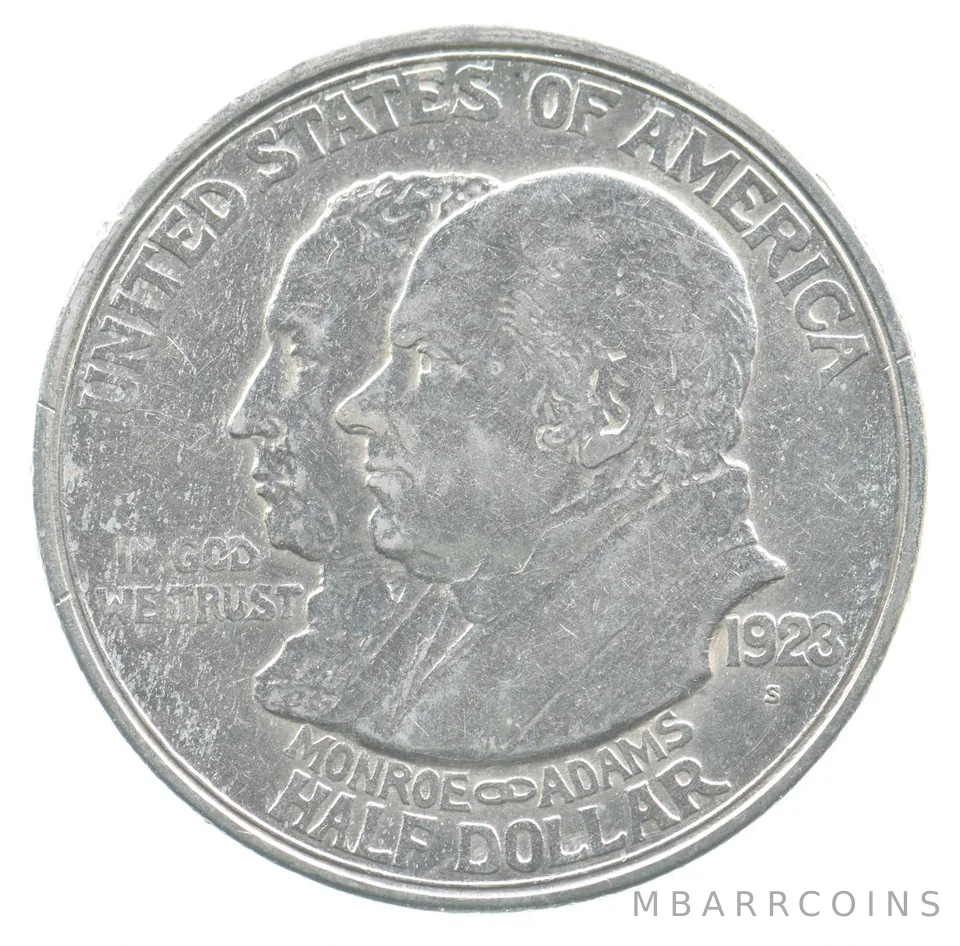 1923-S Monroe Commemorative Half Dollar *4804