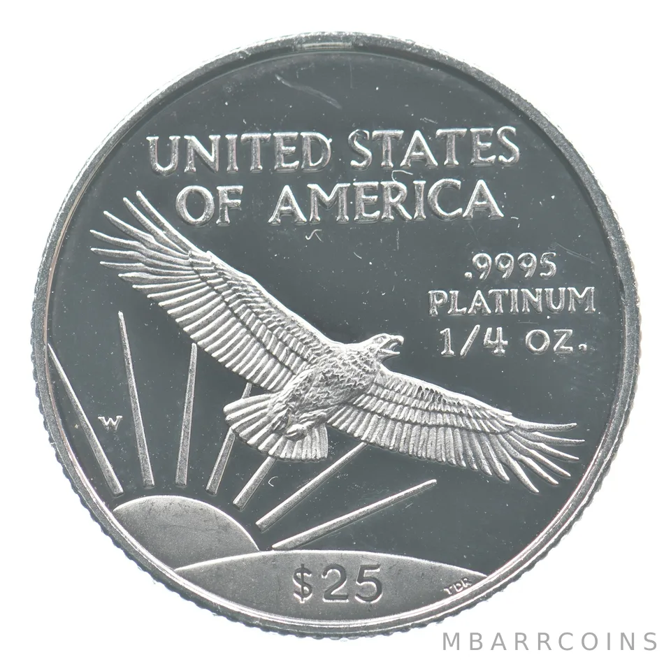 1997-W $25 Platinum Eagle 1/4 Oz Platinum PROOF *0410