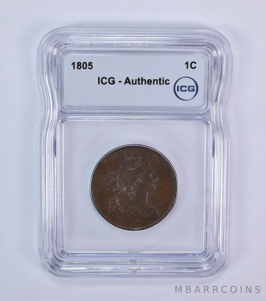 1805 Draped Bust Large Cent Authentic ICG *7968