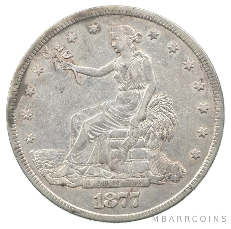 1877 Seated Liberty Trade Dollar *1886