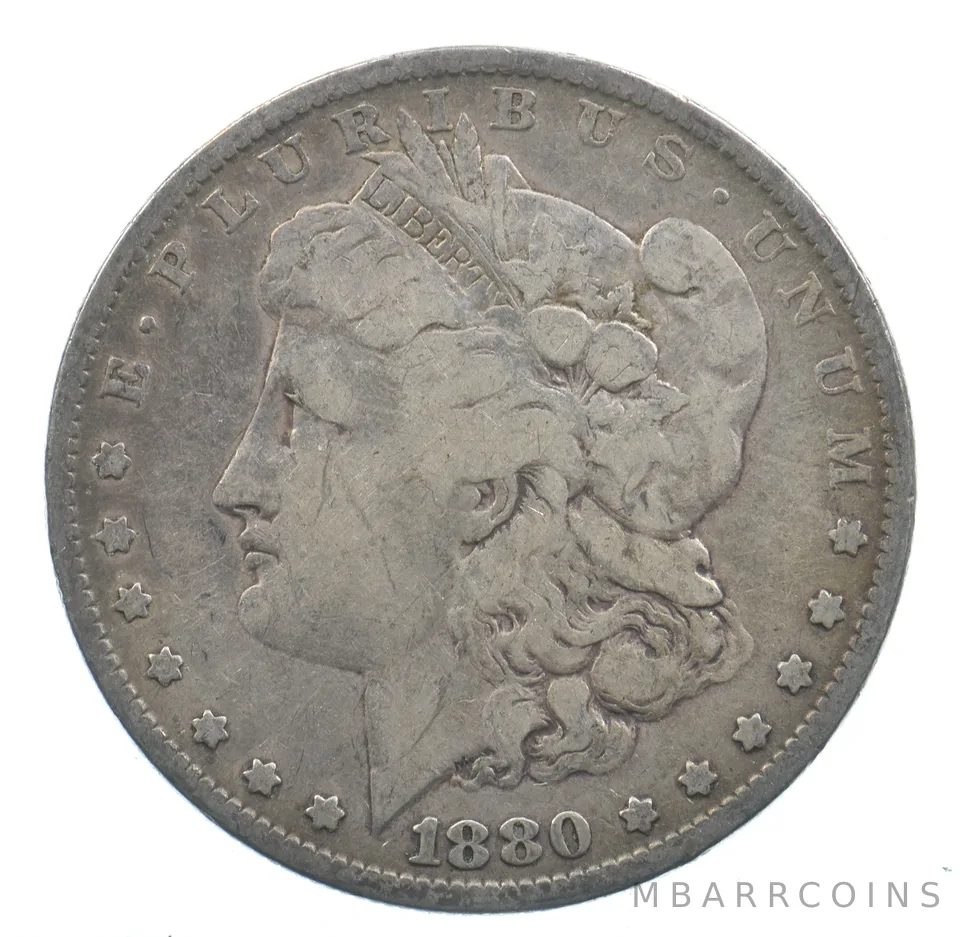 Early - 1880-O Morgan Silver Dollar - 90% US Coin *785