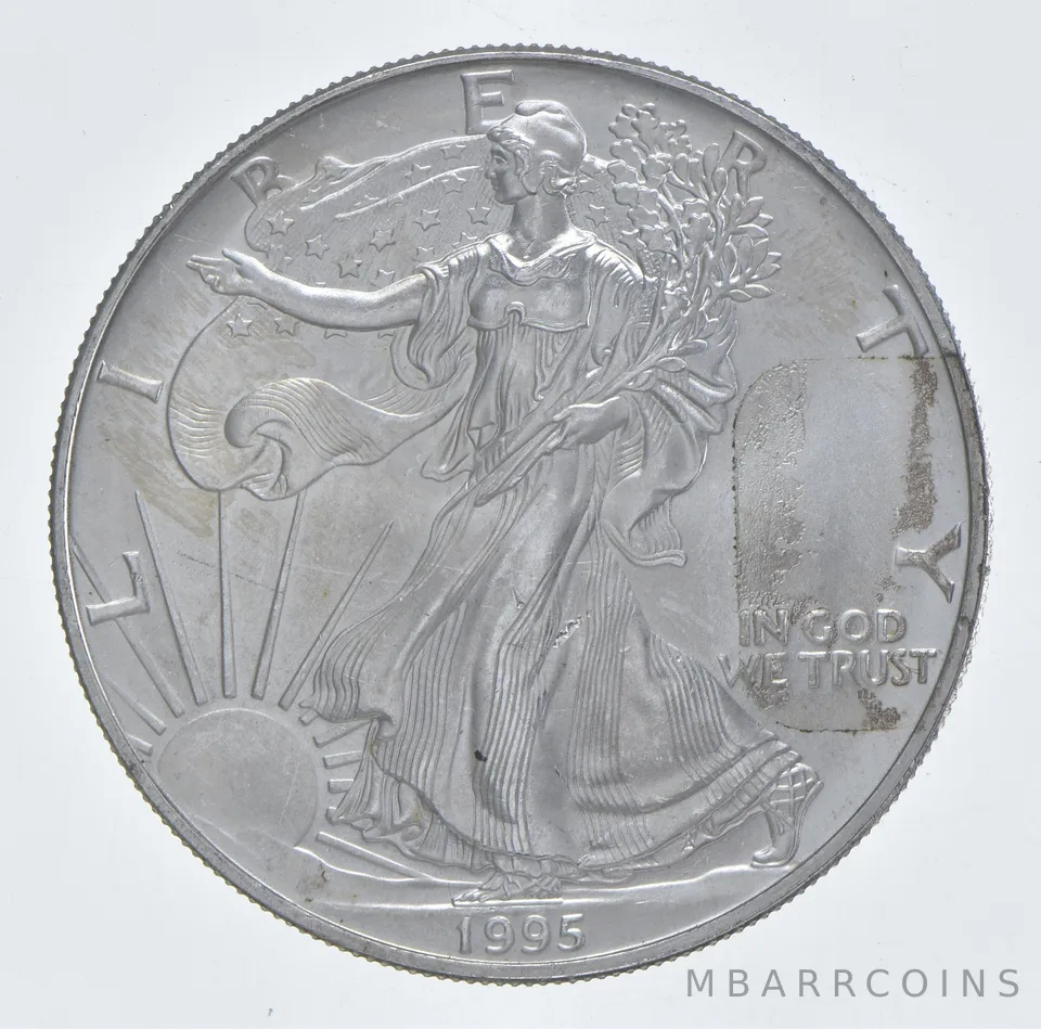 Better Date 1995 American Silver Eagle 1 Troy Oz .999 Fine Silver *108
