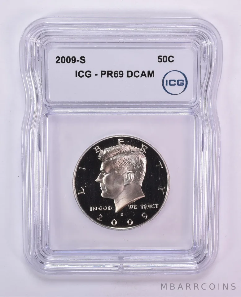 2009-S Kennedy Half Dollar PR69 DCAM ICG