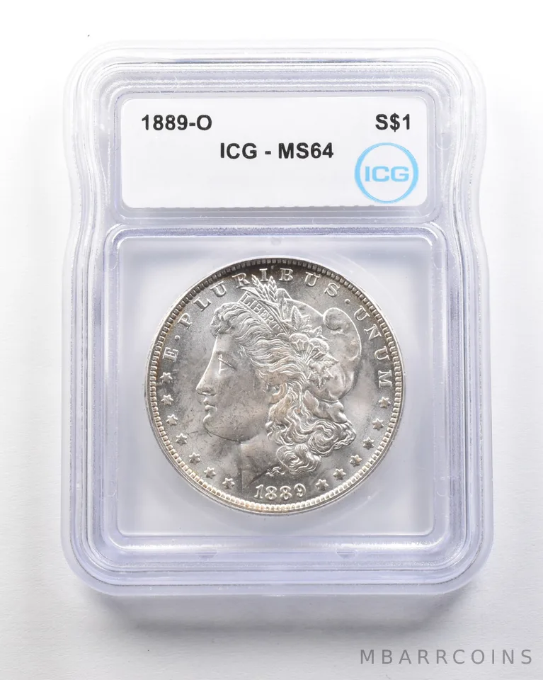 1889-O Morgan Silver Dollar MS64 ICG a1711