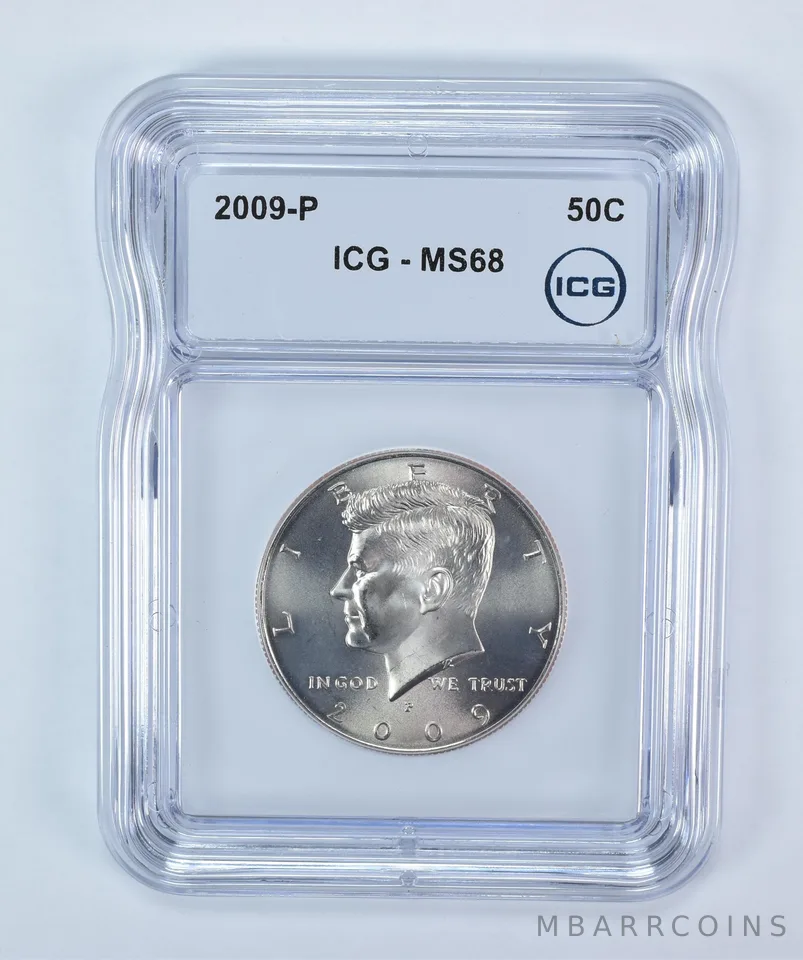2009-P Kennedy Half Dollar MS68 ICG