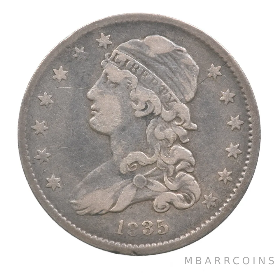 1835 Capped Bust Quarter a4603