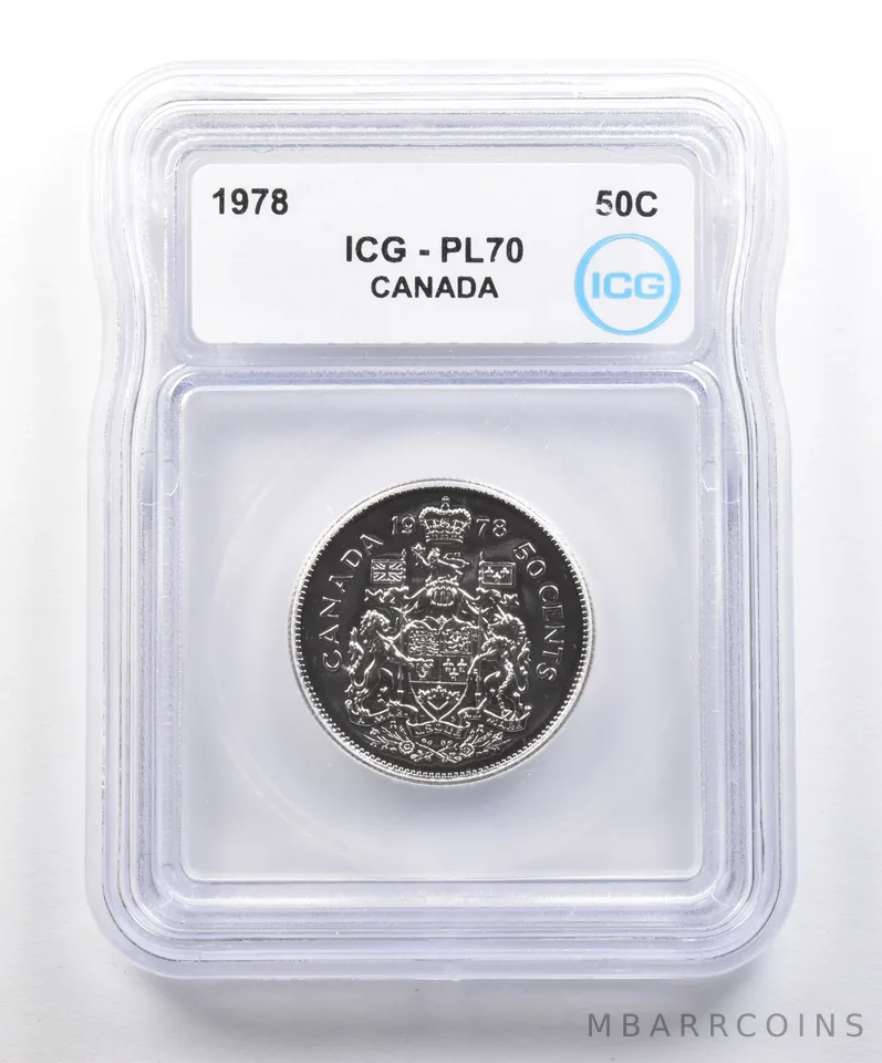 1978 Canada 50 Cents PL70 ICG *6193
