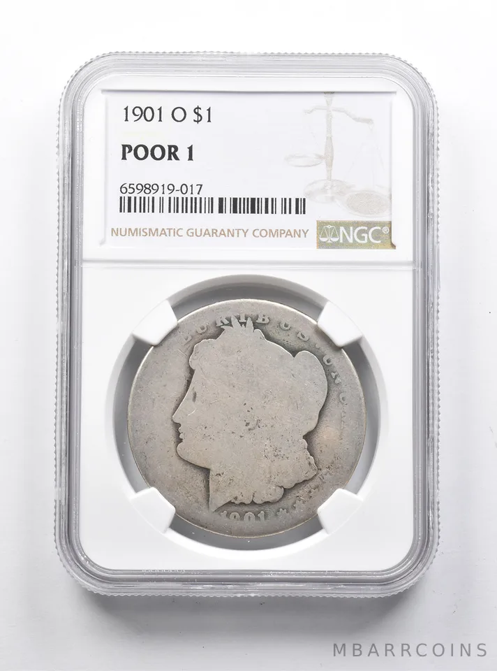 POOR 1 1901-O Morgan Silver Dollar NGC Lowball Pocket Piece a1186
