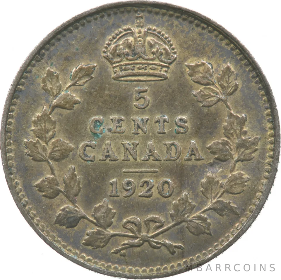 1920 Canada 5 Cents *7061