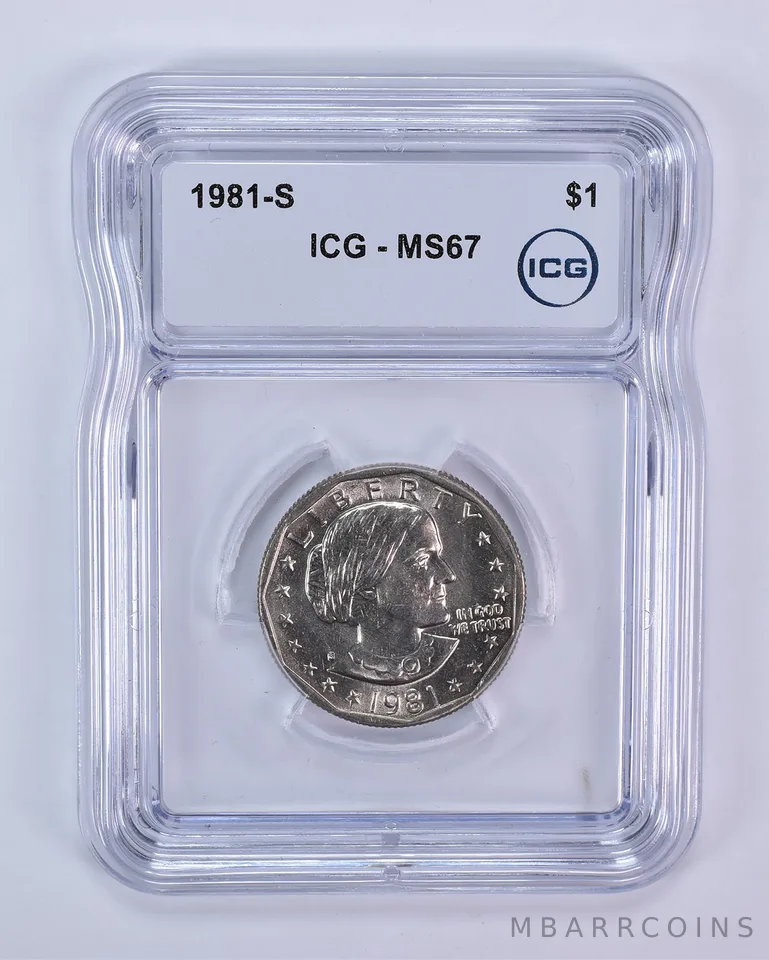 1981-S Susan B Anthony $1 MS67 ICG