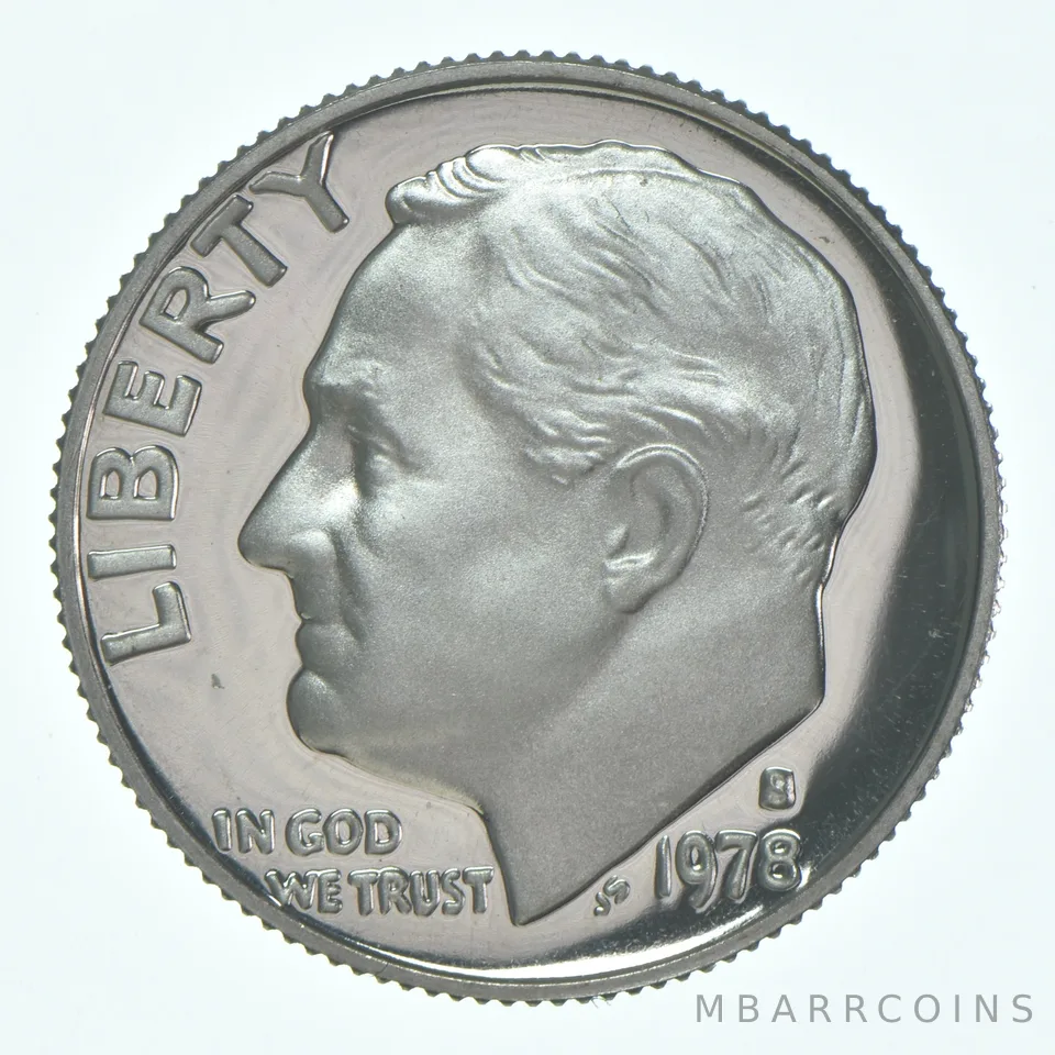 1978-S Roosevelt Dime CLAD Proof