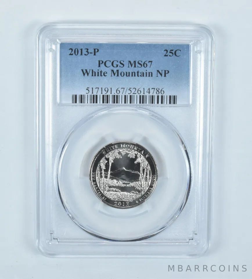 2013-P Washington Quarter ATB White Mountain MS67 PCGS