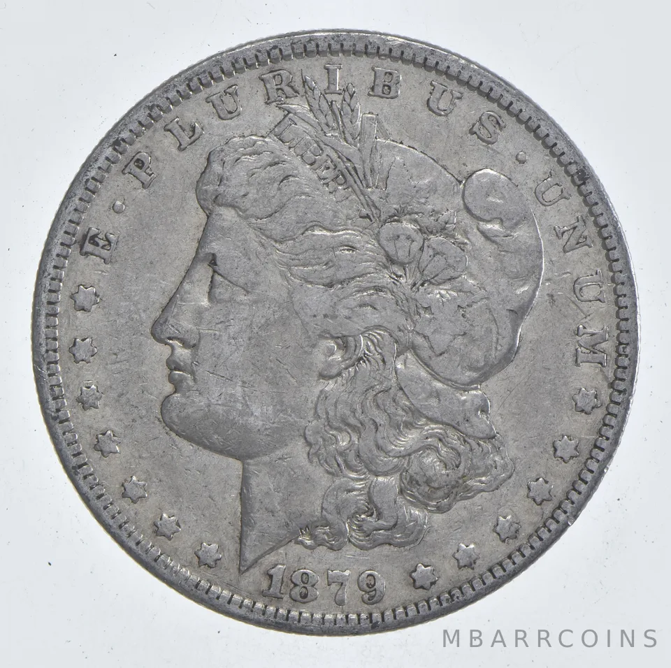 Early - 1879 Morgan Silver Dollar - 90% US Coin *854