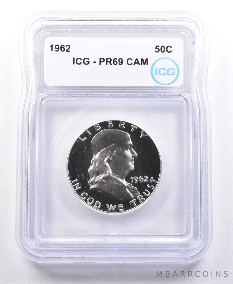1962 Franklin Half Dollar PR69 CAM ICG *2092