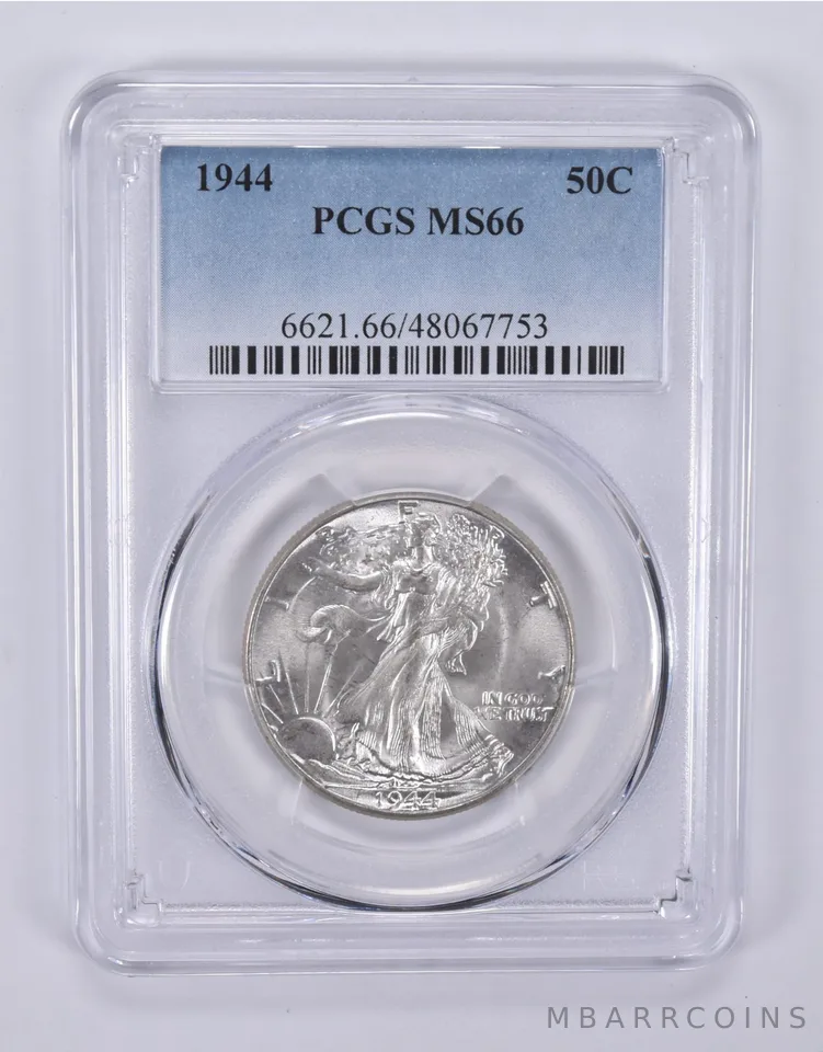 1944 Walking Liberty Half Dollar MS66 PCGS a9208