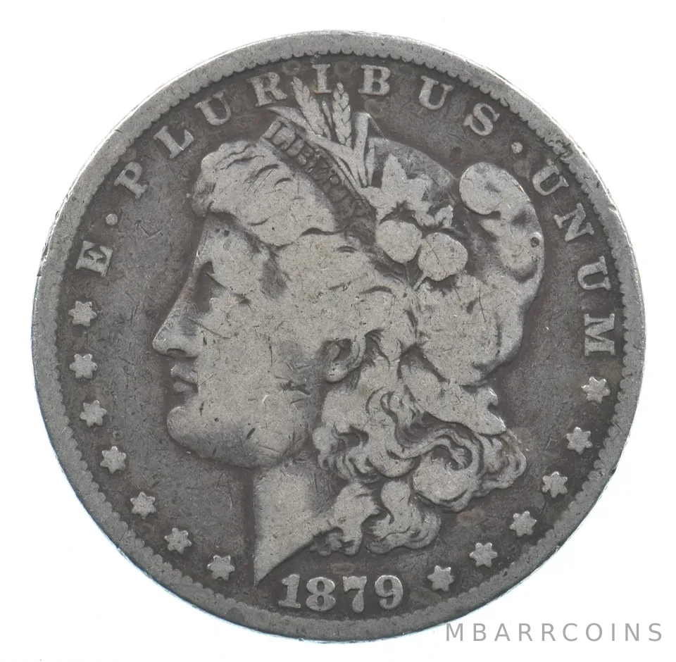 Early - 1879 Morgan Silver Dollar - 90% US Coin *951
