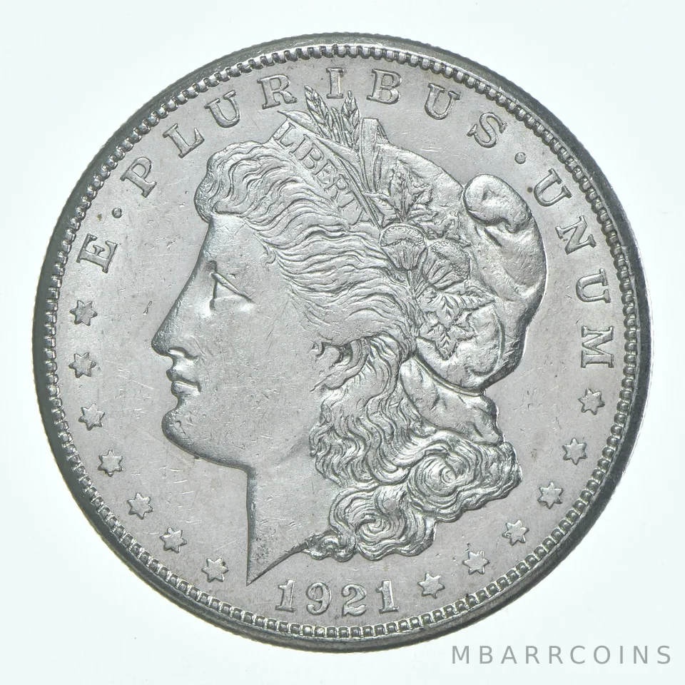 (1) BU 1921-S Morgan Silver Dollar Brilliant Uncirculated 90%