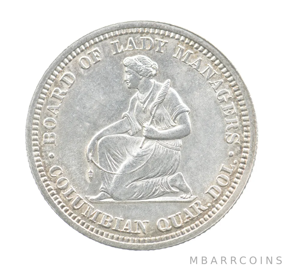 1893 Isabella Quarter a2302