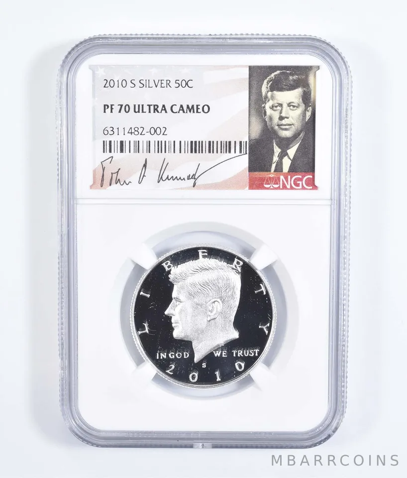 2010-S Kennedy Half Dollar Silver PF70 UCam - NGC Special Label