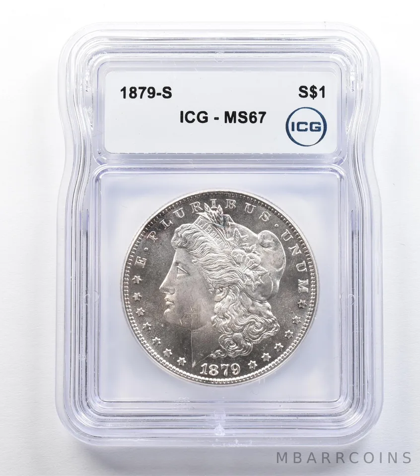 1879-S Morgan Silver Dollar MS67 ICG *9292