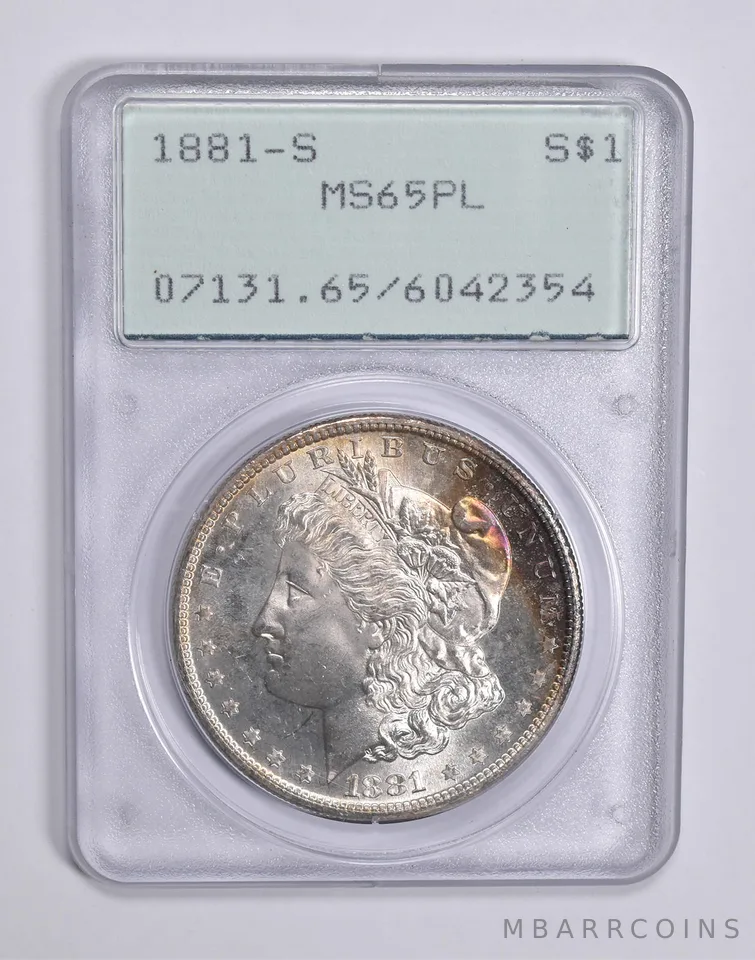 MS65 PL 1881-S Morgan Silver Dollar PCGS Rattler Upgrade? *0334