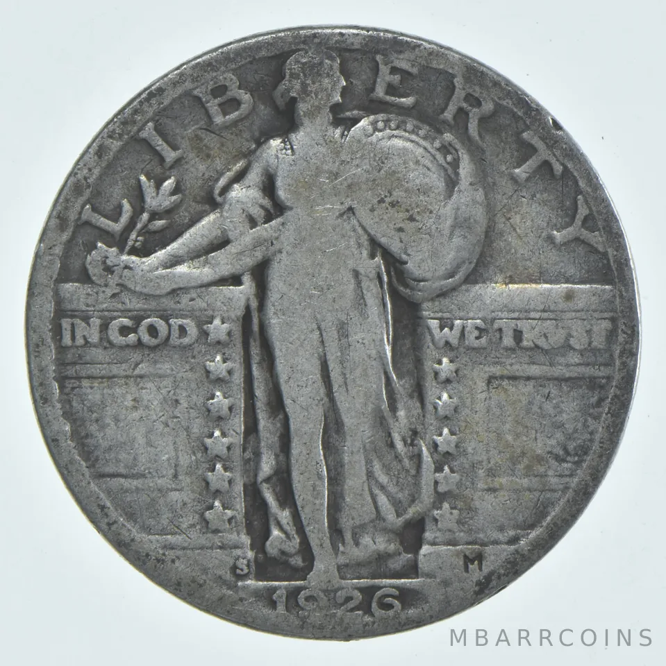 1926-S Standing Liberty Quarter AC Average Circ (1 coin)