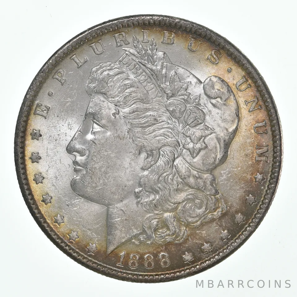 1888 Morgan Silver Dollar - Insane Tone a2474