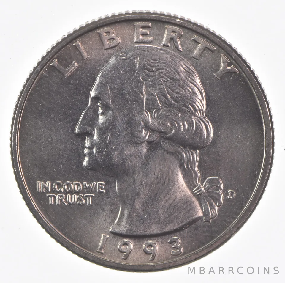 1993-D Washington Quarter Clad Unc