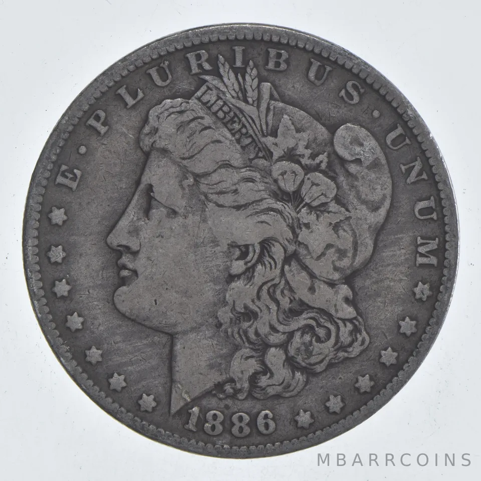 Early - 1886-O Morgan Silver Dollar - 90% US Coin *823
