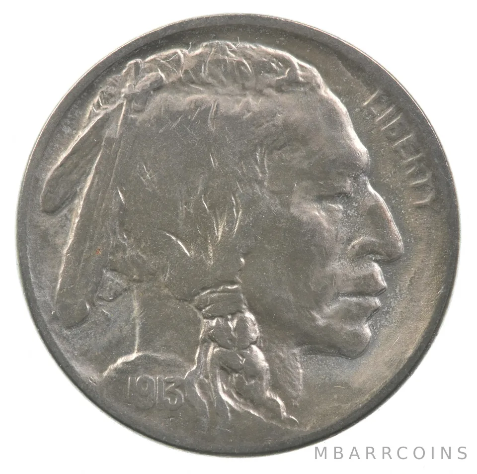 1913-D Indian Head Buffalo Nickel Type 1 *0856